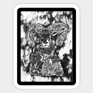 Mountain Ram 11 Sticker